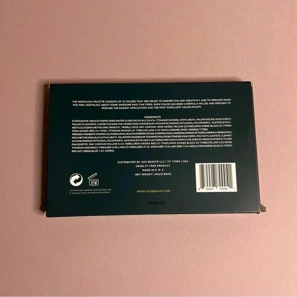 Ace Beaute Nostalgia Palette